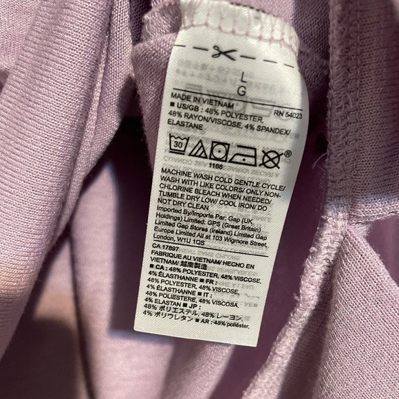 GAP - Lavender Long Sleeve Lightweight Sweater - Picture 3 of 4